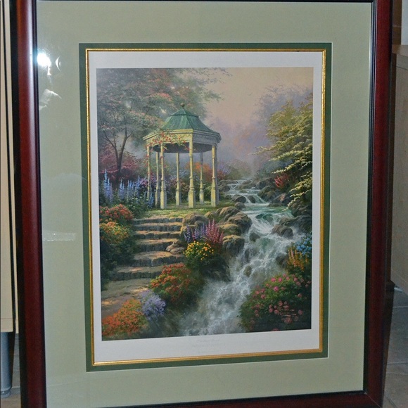 Thomas Kinkade Sweetheart Gazebo signed & Numbered - Picture 2 of 3